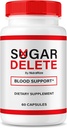 NutraRize Sugar Delete Capsules, Official Support Formula voor de algehele gezondheid, Sugar Delete Pillen te handhaven gezonde stabiele niveaus, Premium SugarDelete Pastillas Review (60 capsules)