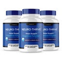 (3 Pack) Neuro Thrive Brain Supplement, Neuro Thrive for Memory, Neuro Thrive PQQ to Reduce Negative Effects of Brain Fog, Neuro Thrive Cognitive Function, NeuroThrive Reviews Neuro-Thrive (180 Cap)