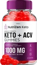 NutriZen Keto ACV Gummies - Geavanceerde Formule Nutri Zen Keto Plus ACV Gummies Apple Cider Vinegar Keto Nutrizen ACV Gummies Dieetsupplement Beoordelingen Mannen Vrouwen (60 Gummies)