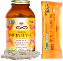 Bundel, 1 Fles vitamine C capsules (30 porties), 1 Doos VIT C Snack Bars (12 verpakking)