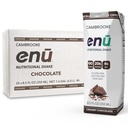 ENU Voedingsshakes - 20g Proteïne 400 Calorieën - Maaltijdenvervanging voor gewichtstoename (Chocolaat, Verpakking van 24)