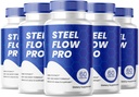 Steel Flow Pro Capsules, Prostate Health Supplement Pillen - Maximale sterkte, Ondersteunt Prostate Health, All Natural Formula Pack van 5 (300 capsules)