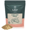 Lily of the Valley Licorice/Liquorice Root Powder - Ground Mulethi Source from India - Natural Swetener - Vegan & Gluten-Free - Verpakt in Hersluitbare Pouch (16oz, 453g)