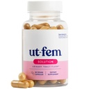 UT-Fem Solution - Snelwerkende Urinaire Tract Flush voor vrouwen, Proactieve UTI Support, Bevordert Reiniging & Comfort, Clinical-Strengte D-Mannose, Cranberry en Natuurlijke Ingrediënten - 60 Vegan Capsules