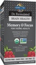 Garden of Life Dr Formulated Memory & Focus for Young Adults - Memory, Focus, Clarity and Brain Health for Young Adults & Teens, Organic Tablets - Vitamin D3, Turmeric, Sage, Coffee Fruit 