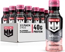 Muscle Milk Pro Series Protein Shake, Slammin' Strawberry, 40g Proteïne, 14 Fl Oz, 12 Pack