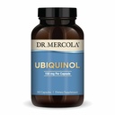 Dr. Mercola Ubichinol - 150 mg Ubichinol - Ondersteunt energieproductie - Antioxidantsupplement - Non-GMO, Glutenvrije & sojavrije - 90 capsules (90 porties)
