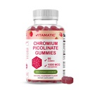 Vitamatic Chromium Picolinaat 1000 mcg - 90 Gummies - Hoge Potentie Chromium - Raspberry Flavor