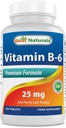 Best Naturals Vitamine B-6 25 Mg Tablets, 250 Tellen