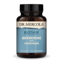 Dr. Mercola Biothin Berberine met chroom - Ondersteunt gezonde metabolische functie - Verbeterde absorptie - Non-GMO, Glutenvrije & sojavrije - 30 capsules (30 porties)