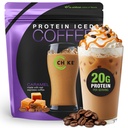 Chike Caramel High Protein Iced Koffie, 20 G Proteïne, 2 Shots Espresso, 1 G Suiker, Keto Vriendelijk en Glutenvrij, 14 Serven (14,3 Ounce)