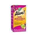 Nature's Way Alive! Haar, huid en nagels Multivitamine met Biotine en Collageen, 60 Softgels