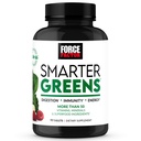 FORCE FACTOR Slimmere groene tabletten, groen supplement met 25+ Superfoods en antioxidanten om de spijsvertering te verbeteren, Stress te verminderen, Immuniteit te versterken, en ondersteuning Metabolisme, 90 tabletten