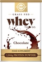 Solgar Wey To Go Proteïnepoeder, Chocolade, 42 oz - Isoleer en Concentraat - Mengt gemakkelijk voor gladde smaak - Glutenvrij - 20g Proteïne per Serving