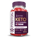 Justified Laboratories Proton Protein Keto ACV Gummies Extreme 2000MG Proton Keto Gummies Apple Cider Vinegar Geformuleerd met Granaatappel Beet Sap Poeder B12 Vegan Non GMO 60 Gummys