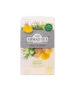 Ahmad Tea Kruidenthee, Gember, Pepermunt, Venkel, Dandelion, & Berk 'Detox' Theezakken, 20 ct (verpakking van 6) - cafeïnevrij en suikervrij