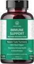 Immuun Support Capsules - Immuun Support Supplement 120 Capsules Gemaakt met Biologische Neem, Tulsi, Amla & Turmeric, Verbeter Wellness en Immuunfunctie.