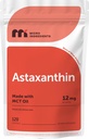 Micro-Ingrediënten Astaxanthine 12mg met MCT-olie, 120 Softgels, 4 maand supply 