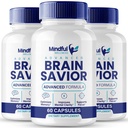 Hersenredder Hersensupplementen voor Geheugen en Focus Capsules, Geavanceerde Formule Hersengezondheid Ondersteuning - Maximale sterkte Nootropics Hersen-Savior Alle Natuurlijke Ondersteuning Reviews (3 Pack)