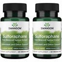 Swanson Sulforaphane - Broccoli Spruit Extract Ondersteuning Cellular, GI Tract, en de gezondheid van de lever - Natuurlijke supplement Gestandaardiseerd tot 0,4% Sulforaphane - (60 Veggie Capsules, 400 mcg Elk) (2 Pack)