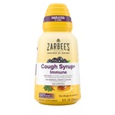 Zarbee's Naturals Complete Daytime Cough Syrup + Immune with Dark Honey, Real Elderberry, Vitamin C, D & Zinc, 8 oz Bottle