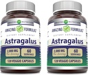Verbazingwekkende Formules Astragalus 2000 mg Per Serving Capsules Supplement 