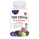 Vrouwen DIM Complex 150mg - Bioperine Estrogen Balancing Pillen voor Menopauze & Hot Flashes Relief Support Hormonal Acne Krachtig Supplement - 60 Capsules - Made in USA