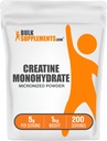 BulkSupplements.com Creatine Monohydraat Poeder - Gemicroniseerd Creatinepoeder, ongearomatiseerd - Pure & Glutenvrij, 5g (5000mg) per portie, 1kg (2,2 lbs) (verpakking van 1)