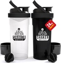 DAN RIVER 2-pack Shaker Bottle 