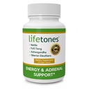 Lifetones Energy & Adrenal Support Capsules - Natural Energy Boost, Stress Relief en Adrenal Health Formula - 60 Vegan Vitaminen