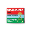 Sun Chlorella 200 mg Green Algen Superfood Supplement - Verpulverde celwand - Chlorofyl, CGF, Active B12, Iron, Proteine - Non-GMO - 300 Tabletten