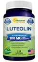 Luteoline 100mg - 120 Capsules - Luteoline Supplement & Powder Complex Pillen Vaak ingenomen met quercetine - Ondersteunt hersenen en geheugen gezondheid