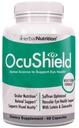 OcuShield Eye Health Vitamine ondersteuning voor gezonde ogen, nachtzicht met saffraan, luteïne en zeaxanthine, oognutriënten om de oculaire gezondheid te beschermen en te stimuleren, één fles