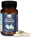 NUF- Organic Black Turmeric 350mg Whole Root Vegan Capsules- US Gegroeid- Glutenvrij - Niet GGO- Gezamenlijke Ondersteuning - Gezonde Ontvlammingsreactie - Goede Immuunfunctie