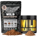 Cocotrope Biologische Paddestoel Cacao Mix (16oz) & Colostrum Powder (5.22oz) Bundel voor Gut Health and Energy