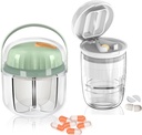 GloDeals Pill Organizer, Pill Crusher, Cutter en Splitter