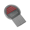 Lice Comb - Professionele Roestvrij stalen Comb voor effectieve hoofdlek behandeling (kleur mei Vary) (verpakking van 1)