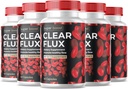 (5 verpakkingen) Heldere Flux Supplement Detox Reiniging, Capsules Bloed Vessel Cleaner Ondersteuning Geavanceerde Formule, ClearFlux Capsules Maximale sterkte Alle Natuurlijke Vitaminen Gezondheid (300 capsules)