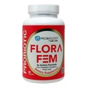 Belle+Bella Probiology Flora Fem - Daily Probiotics for Women - 4X Action Prebiotic + Probiotic + Cranberry + Folic Acid for Digestive, Urinary Tract, Reproductive & Vaginal Health - 60 Caps