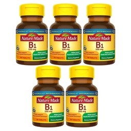 Nature Made B1 100 Mg 100 Telling (5 Pack)
