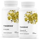 THORNE - Bone Health Bundle - Vitamine D3 & Vitamine K - Ondersteunt gezonde botten, tandenspieren, hart- en vaatziekten en immuunfunctie - 30 tot 60 porties