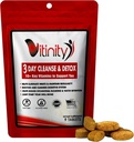 VITINITEIT 3 dagen Detox - Natuurlijke gehele lichaam Detox Pillen - Colon Reiniging voor de spijsvertering gezondheid - Kruidensupplement voor gewicht, opgeblazen, & constipatie Relief - Apple Cider Vinegar & Cayenne Pepper (1)