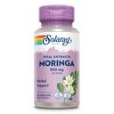 SOLARAY Moringa Capsules 900 mg - Moringa Supplement met 135 mg Saponins - Kruidenondersteuning met/natuurlijk voorkomende vitaminen, mineralen, Aminozuren, Vegan, 60-dagen garantie, 30 Serv, 60 VegCaps