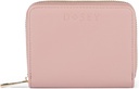 Dosey Wellness Wallet Travel Pill Organizer & Easy-Slide Pill Pouches - Smooth Vegan Leather met 4 luchtdichte Pill Pockets voor Med Storage & Protection - Stylish Med Organizer (Rose), upgrade versie