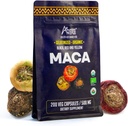 Premium Black, Red & Yellow Maca Capsules l 3000mg Serven voor verhoogde energieniveaus en fysieke prestaties l Krachtige Antioxidant & Immuun System Booster l 100% Natuurlijke en biologische l Andes