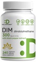 DIM Supplement 300mg, 240 Caps, 4 Maanden Levering Estrogen Balance voor mannen en vrouwen 