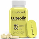 Luteoline Supplement 200mg - 180 Vegetarische Capsules, 3-maand levering - Versterken Cognitieve functie en algemene gezondheid - Lab getest, Made in USA, 2 Serving Size