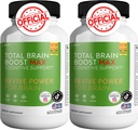 Total Brain Boost - Hersenondersteuningssupplement Verbeter geheugen en focus Helder brein mist & Boost cognitieve functie 120 natuurlijke capsules
