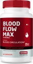 NutraRize Blood Flow Max Capsules, Advanced Blood Support Formula, Maximale Sterkte Supplement voor gezonde bloedcirculatie, Alle natuurlijke vitamine pillen voor algemene wellness, Reviews (60 capsules)