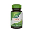 Nature's Way 7-KETO, DHEA Metaboliet, Metabolisme Support Supplement*, 25mg Potency Per Serving, 60 Capsules
